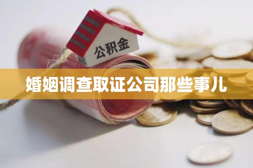 南昌婚姻调查取证公司那些事儿