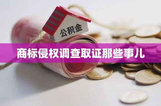 南昌商标侵权调查取证那些事儿