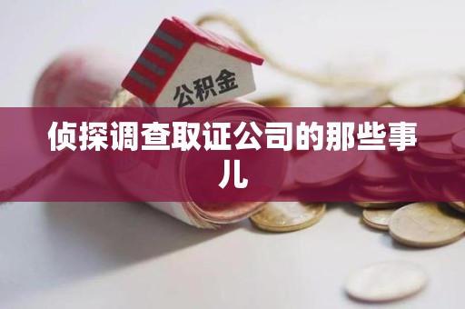 南昌侦探调查取证公司的那些事儿